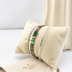 Rainbow Crystal Tennis Bracelet 18K Waterproof