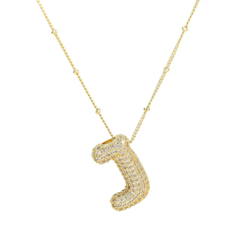 Initial Necklace 18K Waterproof