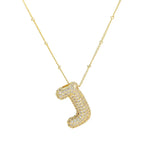 Initial Necklace 18K Waterproof