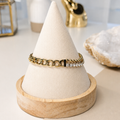 Mixed Chain Crystal Bracelet 18K Waterproof