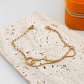 Layered Circle Bracelet 18K Waterproof