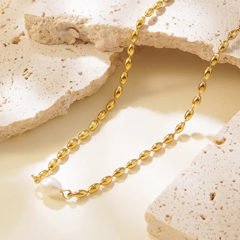 Pearl Harmony Jewelry Set 18K Waterproof