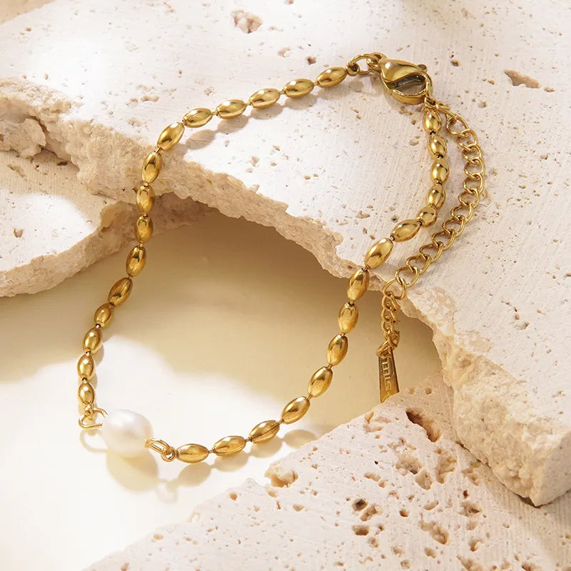 Pearl Harmony Jewelry Set 18K Waterproof