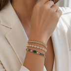 Crystal Bead Bracelet 18K Waterproof