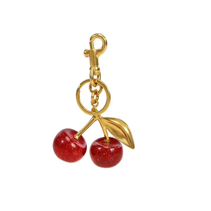 Cherry Bag Charm Waterproof