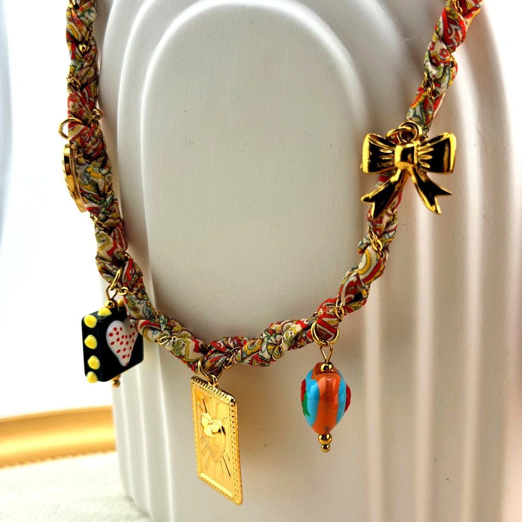 Boho Charm Choker Necklace 18K Waterproof