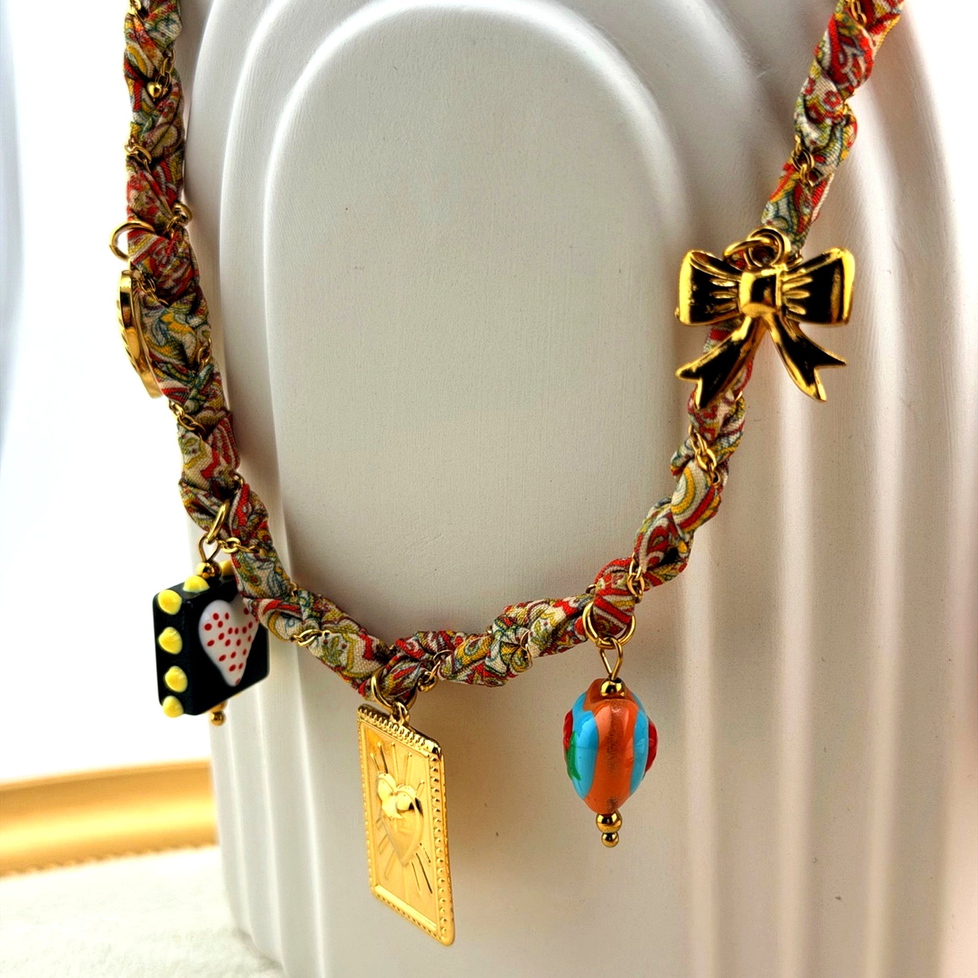 Boho Charm Choker Necklace 18K Waterproof