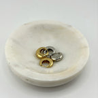 Mini Aros Gruesos Impermeables de Oro 18K