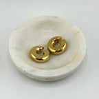 Bold Open Hoop Earrings 18K Waterproof