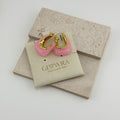 Marina Resin Hoop Earrings 18K Waterproof
