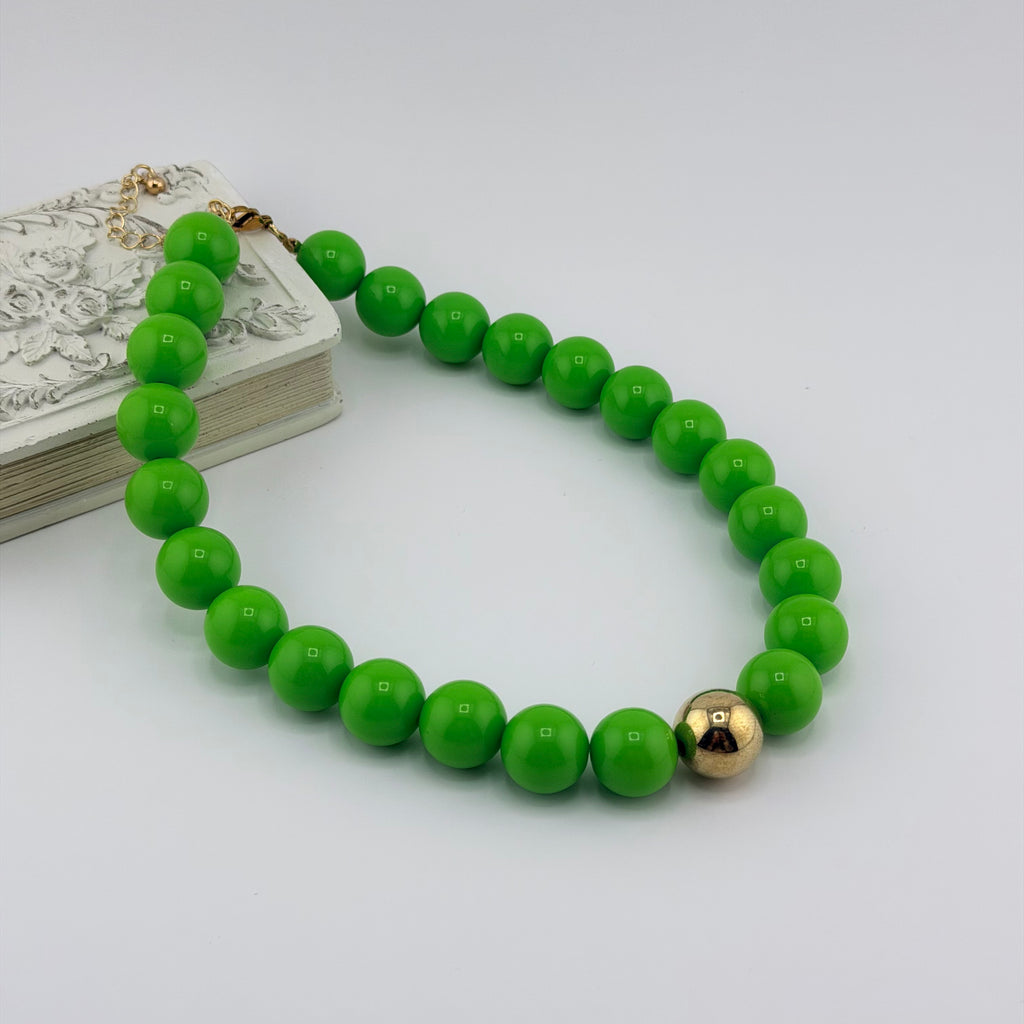 Round Bead Necklace Waterproof
