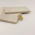 Link Harmony Ring Open 18K Waterproof
