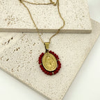 Catholic Saint Medal Necklace 18K Waterproof