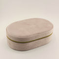 Velvet Oval Jewelry Travel Case