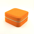 Velvet Square Jewelry Travel Case