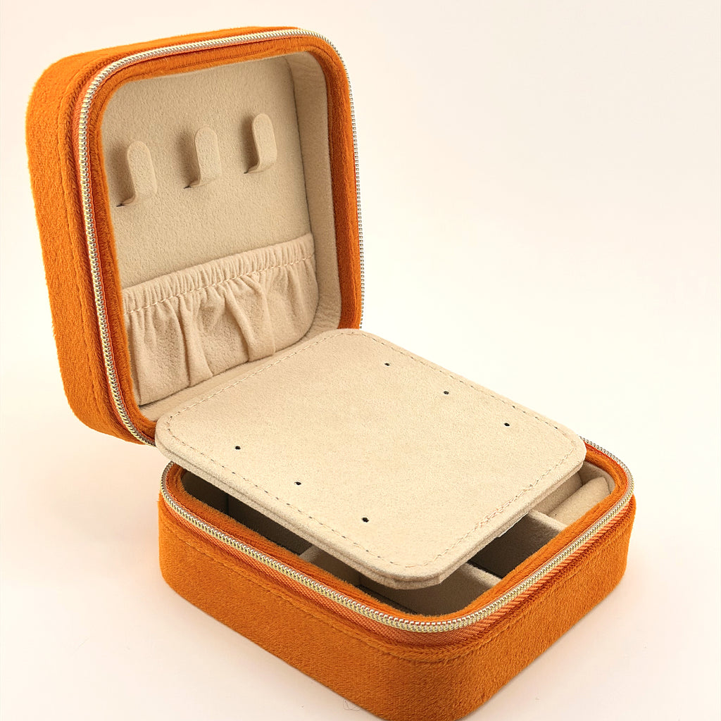 Premium Square Jewelry Travel Case