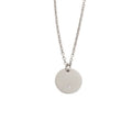 Personalized Round Charm Necklace 18K Waterproof