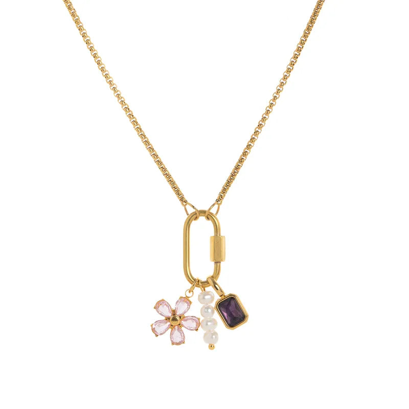 Charm Necklace 18K Waterproof