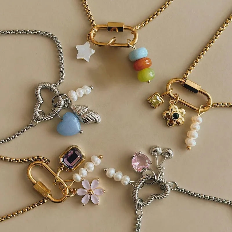 Charm Necklace 18K Waterproof