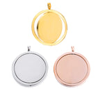 Personalized Round Locket Pendant 18K Waterproof