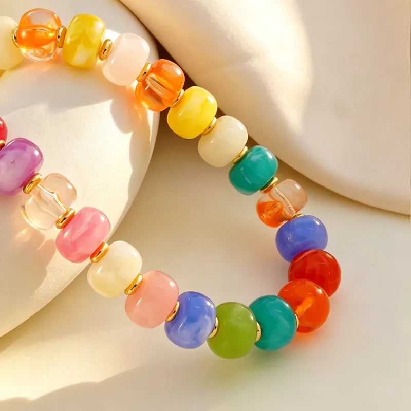 Round Bead Necklace Waterproof