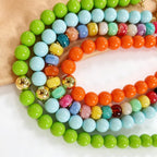 Round Bead Necklace Waterproof