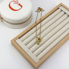 Bubble Initial Necklace 18K Waterproof