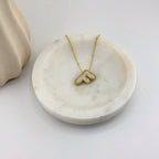 Initial Necklace 18K Waterproof