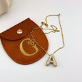 Initial Necklace 18K Waterproof