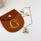 Initial Necklace 18K Waterproof