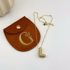 Initial Necklace 18K Waterproof
