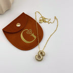 Initial Necklace 18K Waterproof