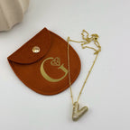 Initial Necklace 18K Waterproof