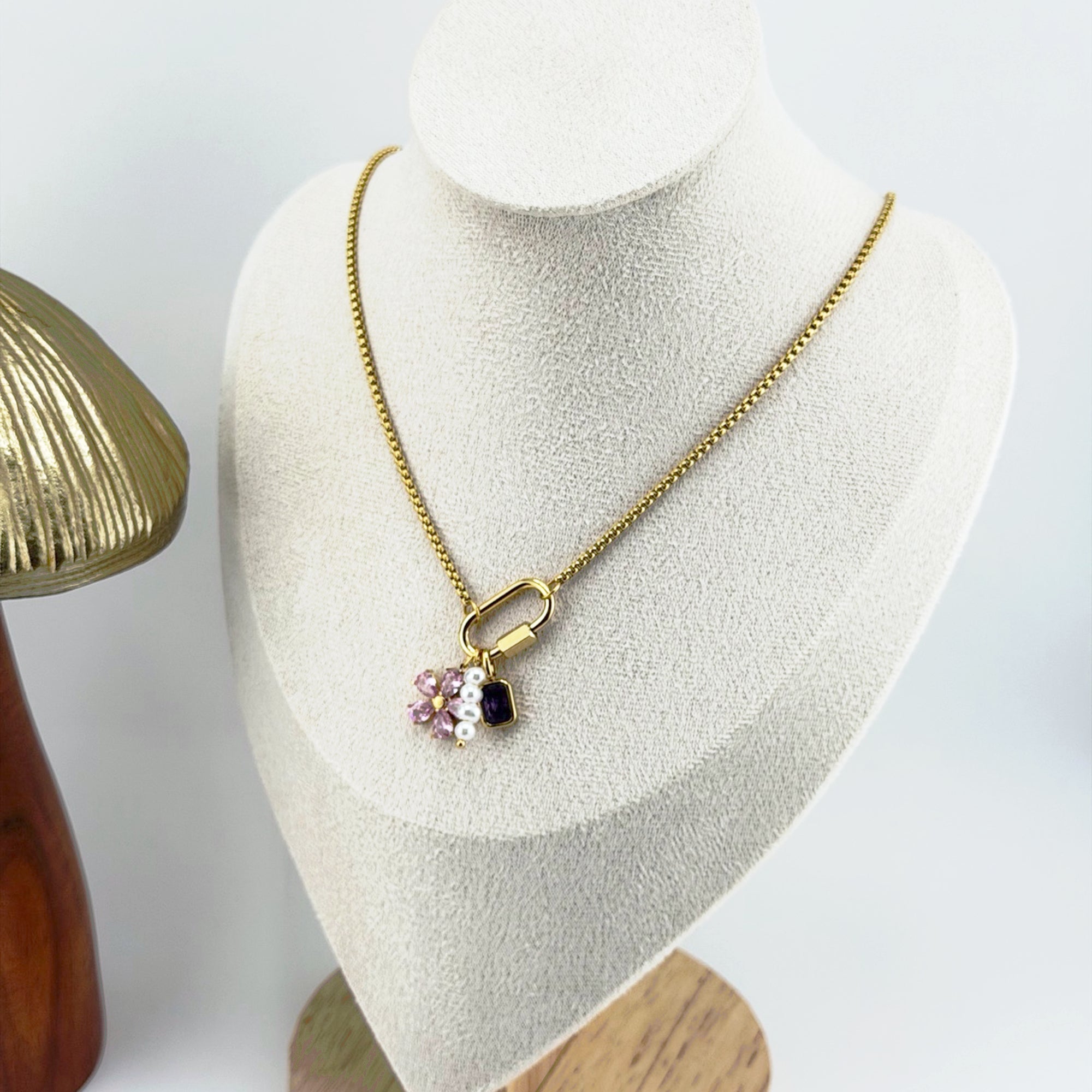 Charm Necklace 18K Waterproof