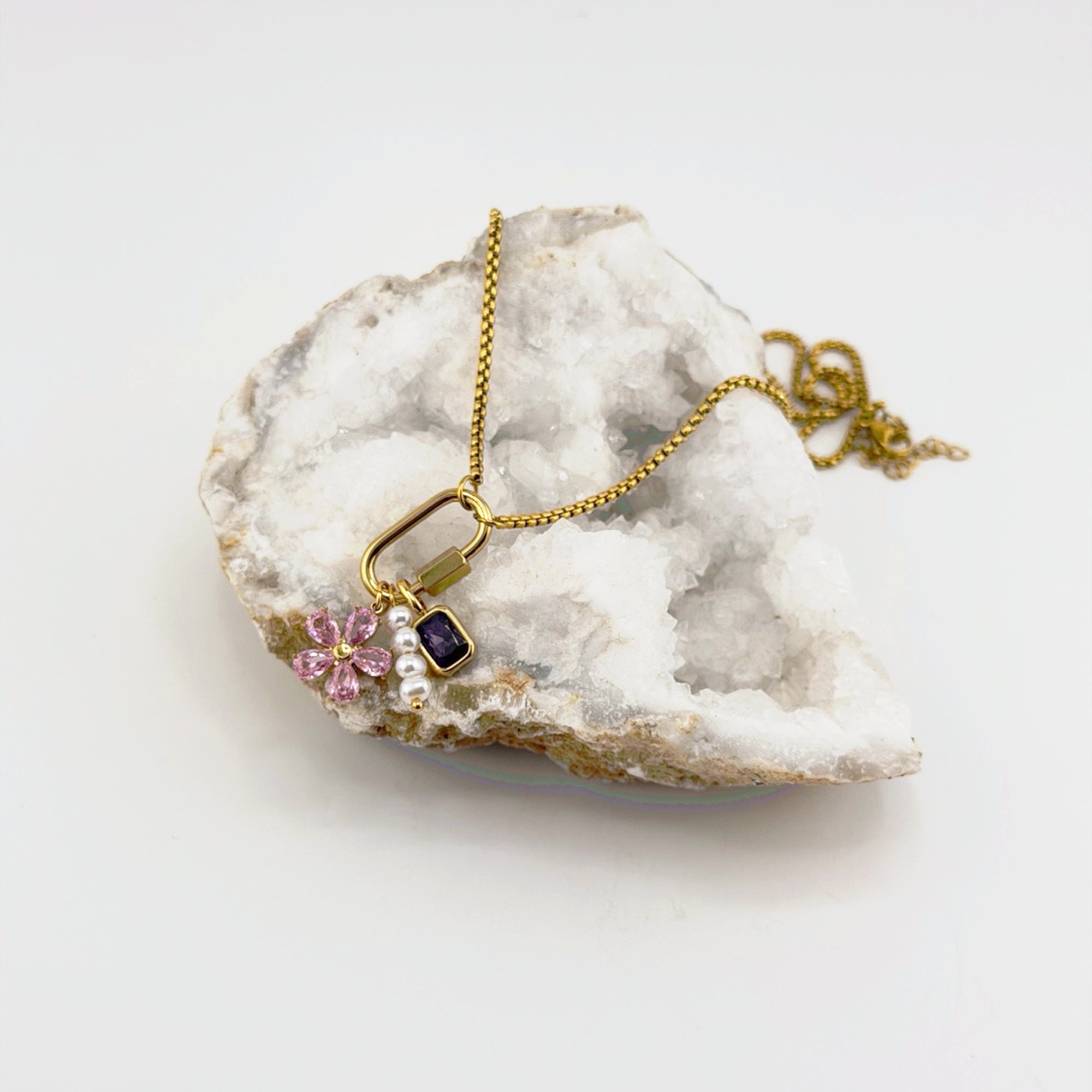 Charm Necklace 18K Waterproof