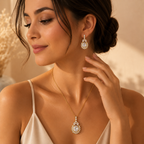 Victoria Crystal Jewelry Set 18K Waterproof