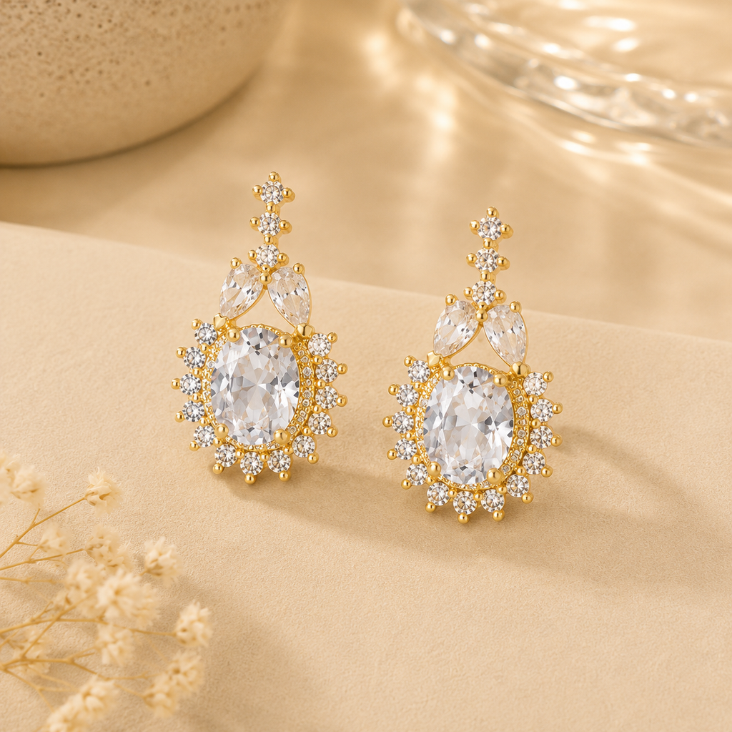 Victoria Crystal Jewelry Set 18K Waterproof