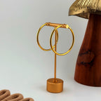 Medium Classic Hoop Earrings 18K Waterproof
