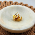 Bubble Hoop Earrings 18K Waterproof