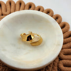 Chunky Hoop Earrings 18K Waterproof