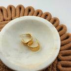 Chunky Hoop Earrings 18K Waterproof