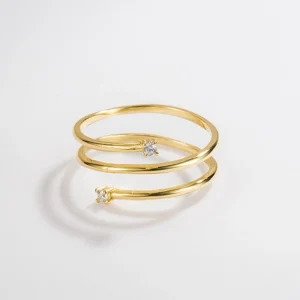 Anillo abierto 18K