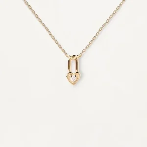 Collar con colgante de corazón 18K