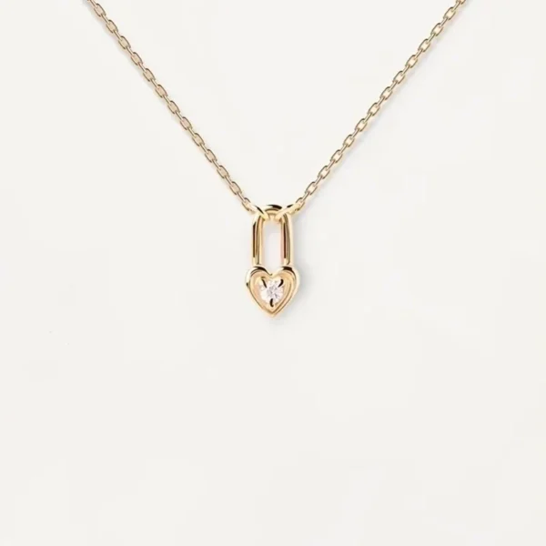 Collar con colgante de corazón 18K