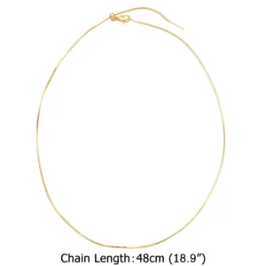 Collar para letra  18K