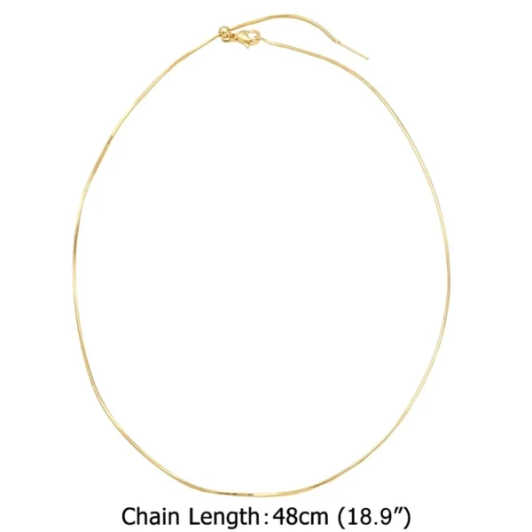 Collar para letra  18K