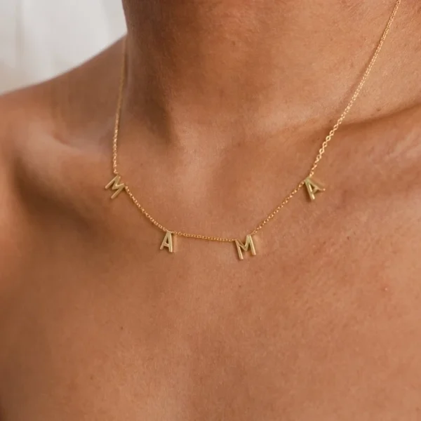 Collar con cadena tipo cable 18K - Image 3