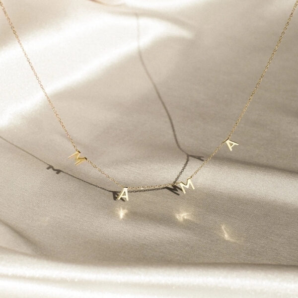 Collar con cadena tipo cable 18K - Image 2