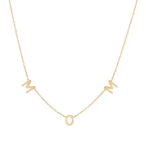 Collar con cadena tipo cable 18K