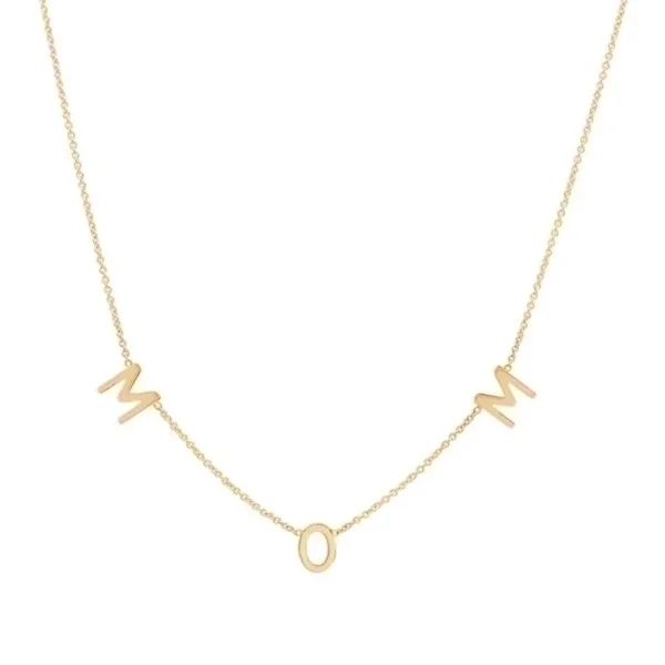 Collar con cadena tipo cable 18K